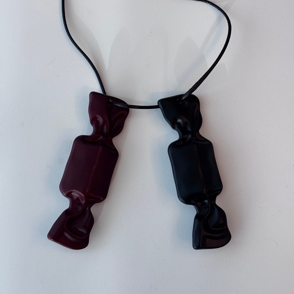 Black Candy Pendant Necklace - Picture 4 of 9